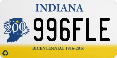 IN license plate 996FLE