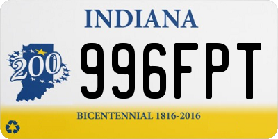 IN license plate 996FPT