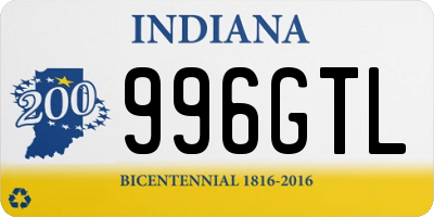 IN license plate 996GTL