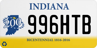 IN license plate 996HTB