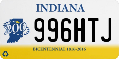 IN license plate 996HTJ