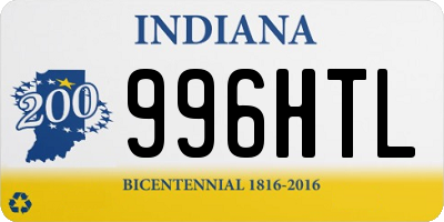 IN license plate 996HTL