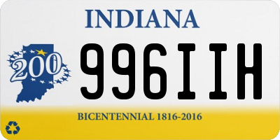 IN license plate 996IIH