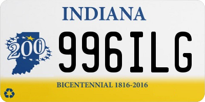 IN license plate 996ILG