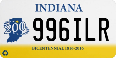 IN license plate 996ILR