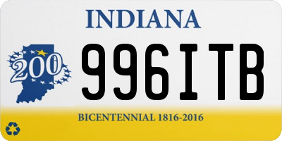 IN license plate 996ITB