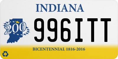 IN license plate 996ITT