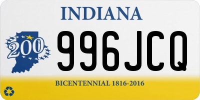 IN license plate 996JCQ