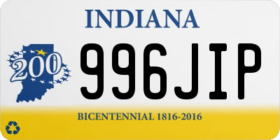 IN license plate 996JIP