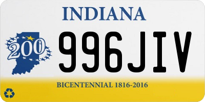 IN license plate 996JIV