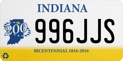 IN license plate 996JJS