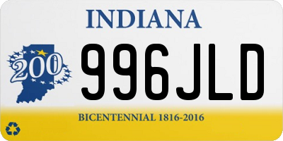 IN license plate 996JLD