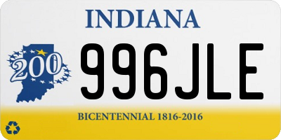 IN license plate 996JLE