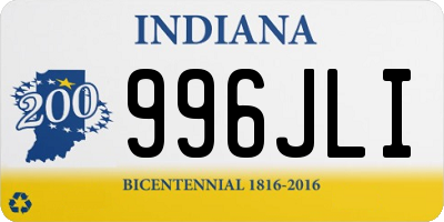 IN license plate 996JLI