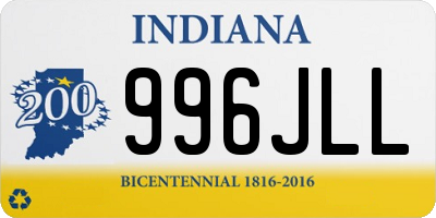 IN license plate 996JLL