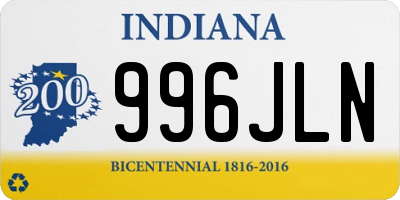 IN license plate 996JLN