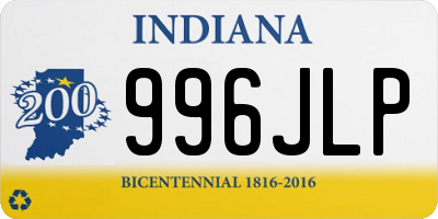 IN license plate 996JLP