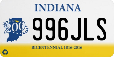 IN license plate 996JLS