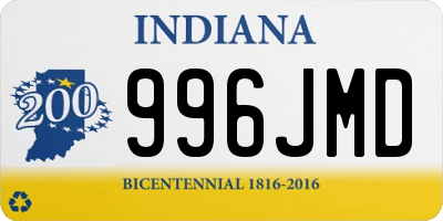IN license plate 996JMD