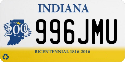 IN license plate 996JMU