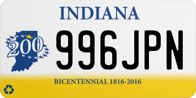 IN license plate 996JPN