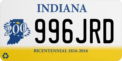 IN license plate 996JRD