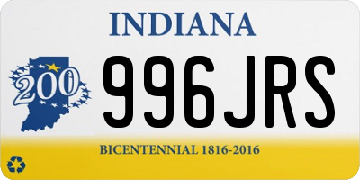 IN license plate 996JRS