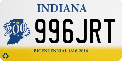 IN license plate 996JRT