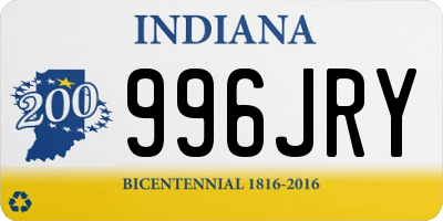 IN license plate 996JRY