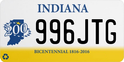 IN license plate 996JTG