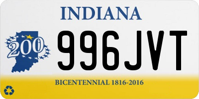 IN license plate 996JVT