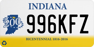 IN license plate 996KFZ