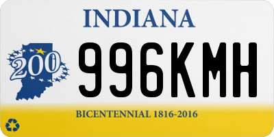 IN license plate 996KMH