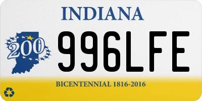 IN license plate 996LFE