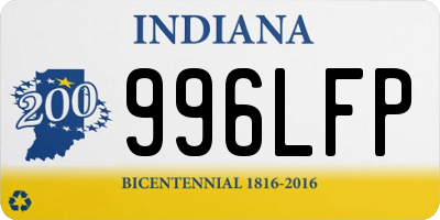 IN license plate 996LFP