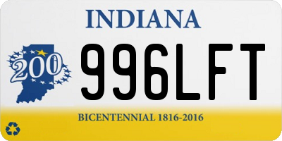 IN license plate 996LFT