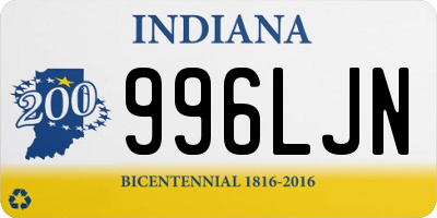 IN license plate 996LJN