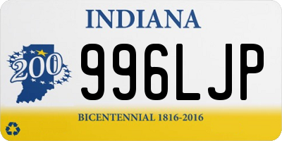 IN license plate 996LJP