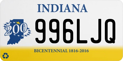 IN license plate 996LJQ