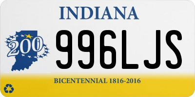 IN license plate 996LJS