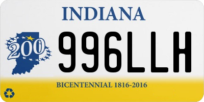 IN license plate 996LLH