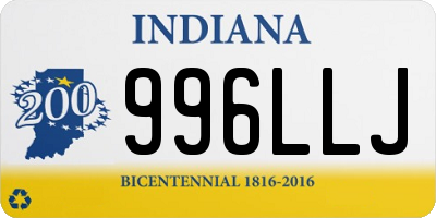 IN license plate 996LLJ