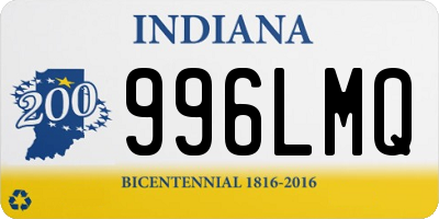 IN license plate 996LMQ