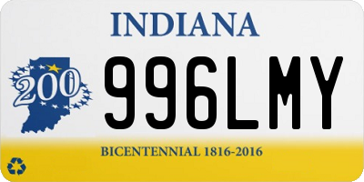 IN license plate 996LMY