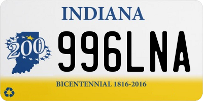 IN license plate 996LNA