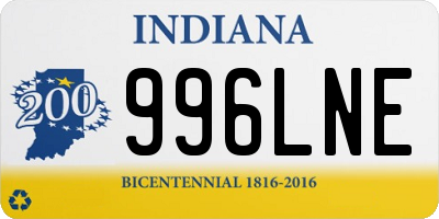 IN license plate 996LNE