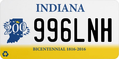 IN license plate 996LNH