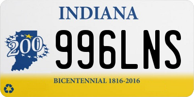 IN license plate 996LNS