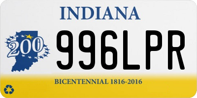 IN license plate 996LPR