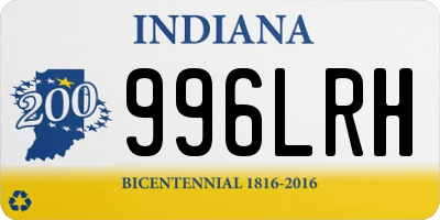 IN license plate 996LRH